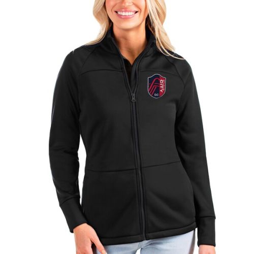 St. Louis City SC Antigua Women's Links Full-Zip Golf Jacket - Black