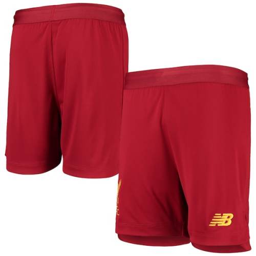 Liverpool New Balance Youth Home Replica Shorts - Red