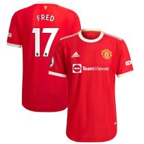 Fred Manchester United adidas 2021/22 Home Authentic Player Jersey - Red