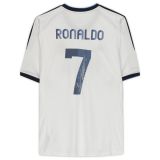 Cristiano Ronaldo Real Madrid Fanatics Authentic Autographed White adidas 2021 Jersey