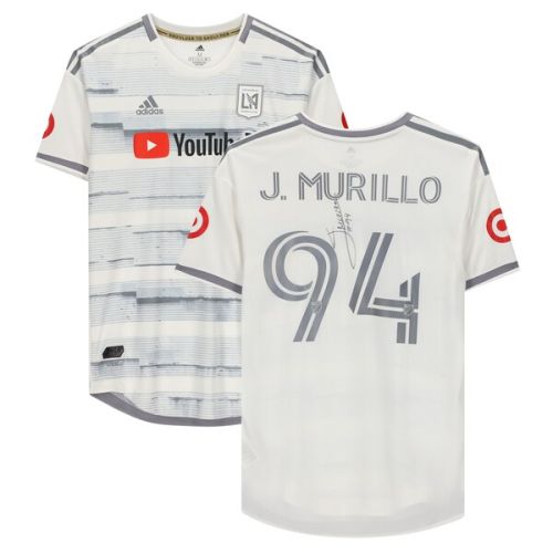 Jesus Murillo LAFC Fanatics Authentic Autographed Match-Used #94 White Jersey from the 2020 MLS Season