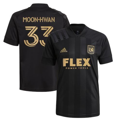 Kim Moon-hwan LAFC adidas Youth 2021 Primary Replica Player Jersey - Black