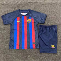 Kids Barcelona 22/23 Home Jersey and Short Kit