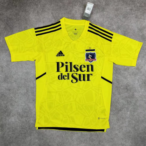 Thai Version Colo-Colo 2022 Goalkeeper Jersey Yellow