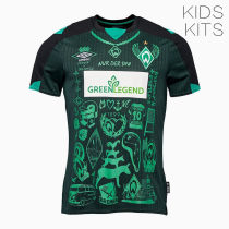 Kids Werder Bremen 22/23 Special Jersey and Short Kit