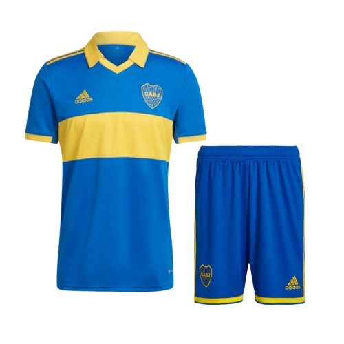 Kids Boca Juniors 22/23 Home Jersey and Short Kit