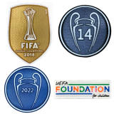 FIFA World Champions 2018+UCL Honour 14+Winners 2022+Foundation Patch