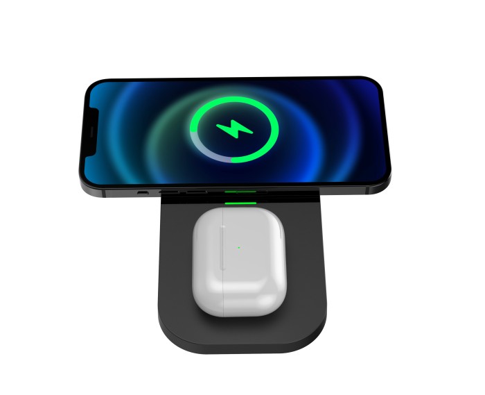 2 in 1 portable wireless charger