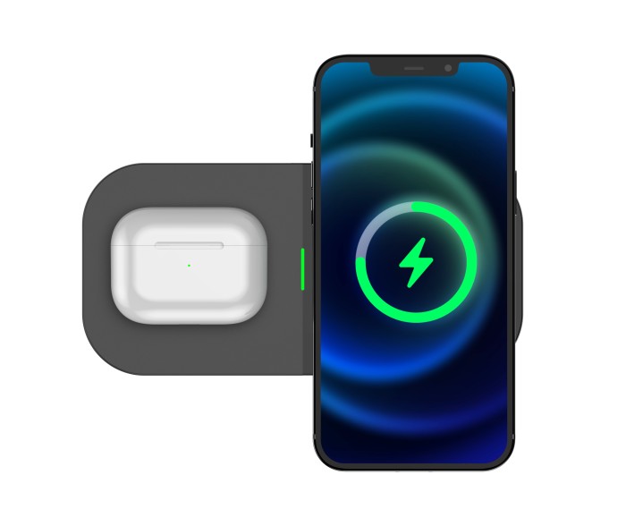 2 in 1 portable wireless charger