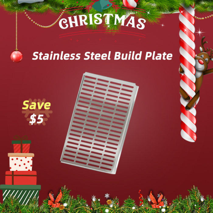US 25.00 Stainless Steel Build Plate