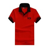 Y-3 y3 山本耀司 商務上衣 工作服 POLO衫 拼色短袖 熱銷款  團體服 短袖 高CP值 翻領上衣 透氣排汗 夏季 logo