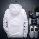 Hermes 愛馬仕 夾克外套 運動 外套 薄款外套 連帽上衣 機車外套 防雨衣 拉鏈外套 男士風衣 輕薄風衣 騎士外套