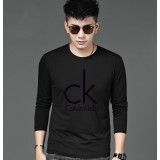 CK   Calvin Klein 凱文克萊 春秋長袖 字母印花T恤 運動上衣 男純棉T恤  透氣百搭上衣 純色簡約女T恤