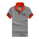 UA 安德瑪 UnderArmour 工作服 立領polo衫 上衣 商務polo衫 團體服 拼色 翻領拼色短T 經典款 餐飲團服 短袖 男士翻領短袖 短T