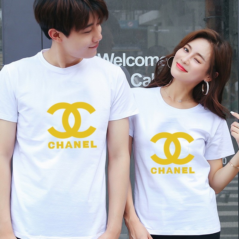 CHANEL 香奈兒 T-shirt T恤 棉T 運動短T 短袖 上衣 圓領衣服 短袖T恤 透氣短袖 短T 男款T恤 女款T恤  男女情侶裝