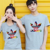 Adidas 愛迪達 AD上衣 透氣短袖 棉T 運動短T 女款T恤 男款T恤 T-shirt T恤 短袖 短T  三葉草圓領短袖T恤 情侶裝