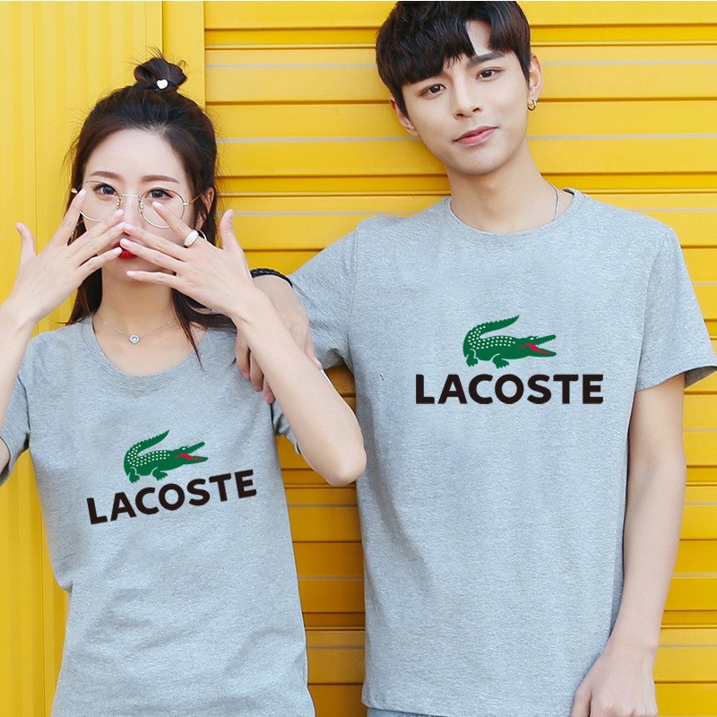 LACOSTE 法國鱷魚 夏季短袖 運動短T T-shirt T恤 圓領衣服 短袖T恤 透氣短袖 棉T 男款T恤 上衣 女款T恤 短T 男女情侶裝