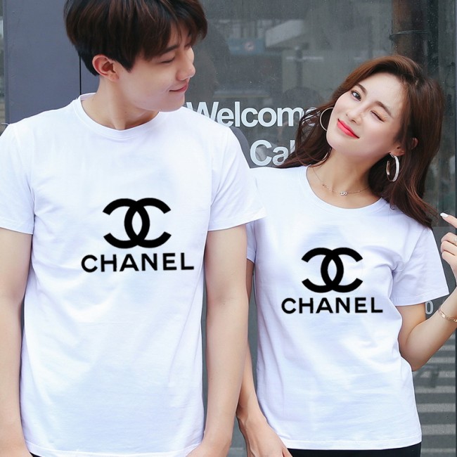 CHANEL 香奈兒 T-shirt T恤 棉T 運動短T 短袖 上衣 圓領衣服 短袖T恤 透氣短袖 短T 男款T恤 女款T恤  男女情侶裝