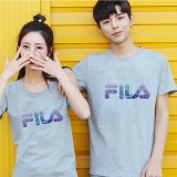 斐樂 FILA 經典款 圓領上衣 棉T 短袖 上衣 男款T恤 T-shirt 短T 百搭 透氣短袖 運動短T 女款T恤 T恤 短袖T恤 男女情侶裝