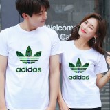 Adidas 愛迪達 AD上衣 透氣短袖 棉T 運動短T 女款T恤 男款T恤 T-shirt T恤 短袖 短T  三葉草圓領短袖T恤 情侶裝