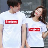 Supreme 陳冠希 短T 女款T恤 上衣 運動短T 棉T 透氣短袖 圓領T 素T 短袖T恤 T-shirt 男款T恤 T恤 短袖衣服 團體服班服