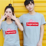 Supreme 陳冠希 短T 女款T恤 上衣 運動短T 棉T 透氣短袖 圓領T 素T 短袖T恤 T-shirt 男款T恤 T恤 短袖衣服 團體服班服