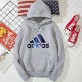 Adidas 三條杠印花衛衣 休閒衛衣 簡約休閒帽T 大logo印花衛衣 港風連帽衛衣印花衛衣 長袖帽T恤 運動衛衣 男女秋季外套 帽衫  連帽薄款衛衣