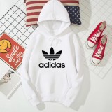 Adidas 阿迪達斯連帽上衣 秋冬上衣 休閒衛衣 簡約休閒帽T 大logo印花衛衣 港風連帽衛衣印花衛衣 連帽薄款衛衣 長袖帽T恤 運動衛衣 男女秋季外套 帽衫