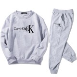 Calvin Klein 凱文克萊 CK 親子裝 圓領衛衣 長褲套裝 休閒運動套裝 情侶裝 簡約時尚衛衣  長袖套裝 童裝