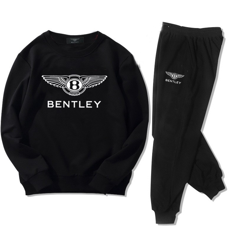 Bentley賓利  春秋親子裝套裝    家庭裝  童裝 簡約時尚衛衣 休閒運動套裝 情侶裝   圓領衛衣男 長褲套裝  長袖套裝 男女同款