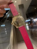 古馳哆啦A夢聯名石英機芯小牛皮手錶