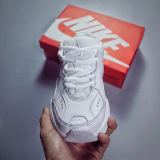 雙層皮革Nike Air M2K Tekno Retro Daddy男式和女式跑步鞋AO3108-001 36-45