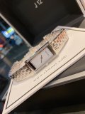 全新GUCCI原創設計，綠色方形錶盤17x36mm方形長邊鑽石錶殼瑞士機械石英