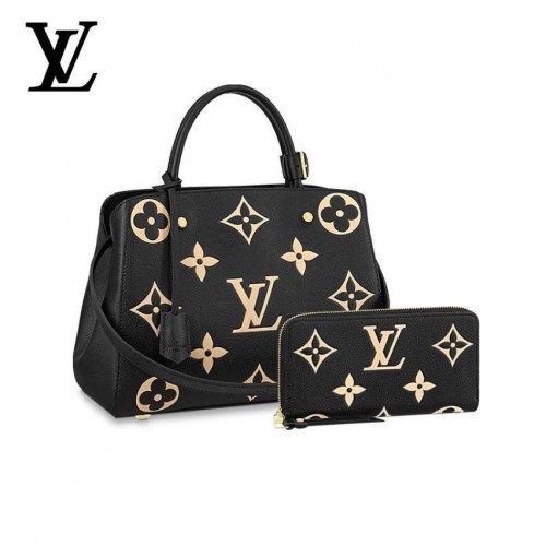 Louis Vuitton Montagne-長款錢包-腰帶-2分套裝