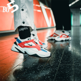 雙層皮革Nike Air M2K Tekno Nike Retro Daddy男女跑步鞋AO3108-001 36-45