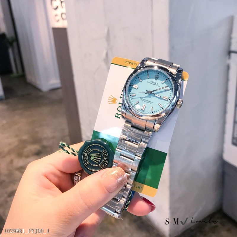 勞力士牡蠣永久神奇寶貝40mm全系列手錶進口316L牡蠣不銹鋼； 一體式中盒