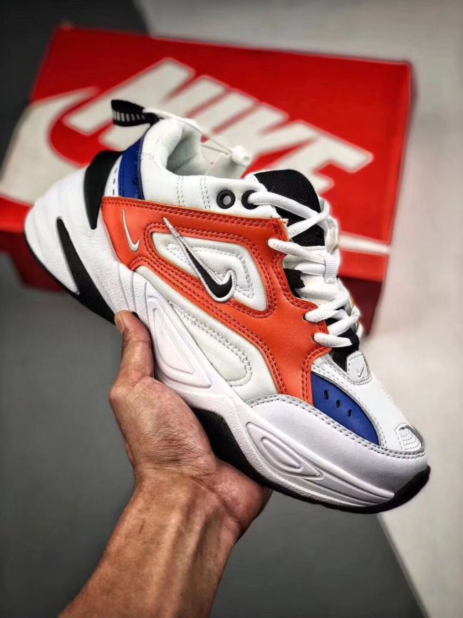 雙層皮革Nike Air M2K Tekno Nike Retro Daddy男女跑步鞋AO3108-001 36-45