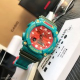 卡西歐新款彩色運動防水男式手錶