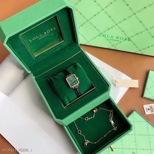 一塊綠色方形的小手錶