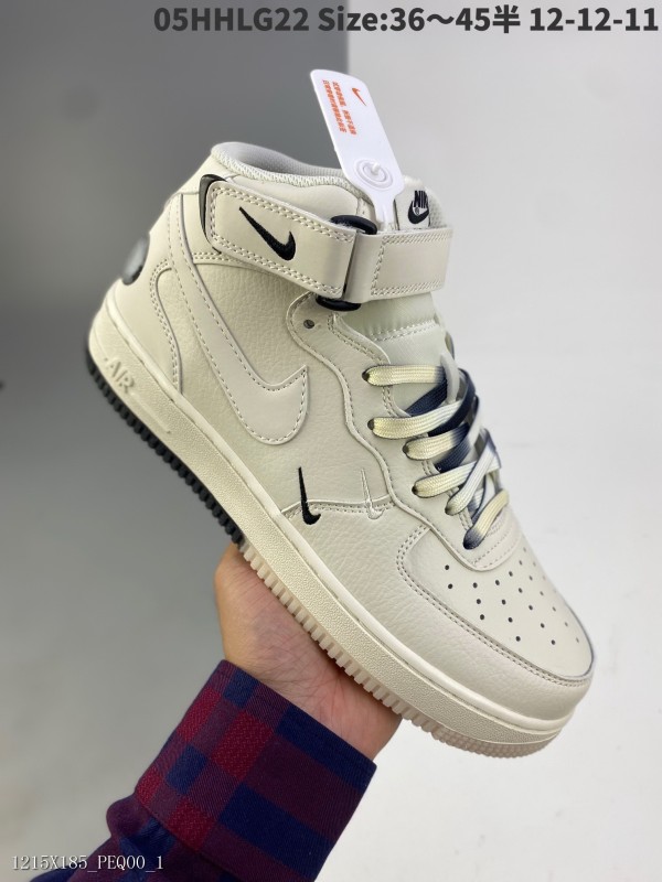 Nike Air Force 1 Air Force One經典高幫全匹配休閒運動鞋