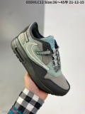 TravisScottxNikeAirMax1 CactusJack Nike卡其布棕色倒鉤運動鞋