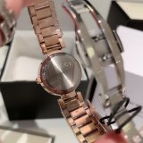 古馳雙G系列瑞士石英機芯316L不銹鋼錶殼女士手錶