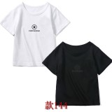 寶寶 短袖 小孩半袖衫 Converse 匡威 男童T恤 女童上衣 夏季兒童 T-shirt 運動短T 棉T 兒童短袖T恤 基本款 百元T恤 中小童短T 兒童棉T T恤 上衣