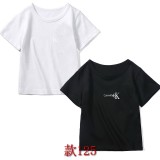 CK CalvinKlein 卡文克莱 男童T恤 T-shirt 中小童短T 寶寶 短袖 百元T恤 T恤 兒童棉T 運動短T 上衣 女童上衣 棉T 兒童短袖T恤 小孩半袖衫