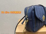 Tory Burch 托裡伯奇 牛仔相機包Kira 經典菱格肩背包