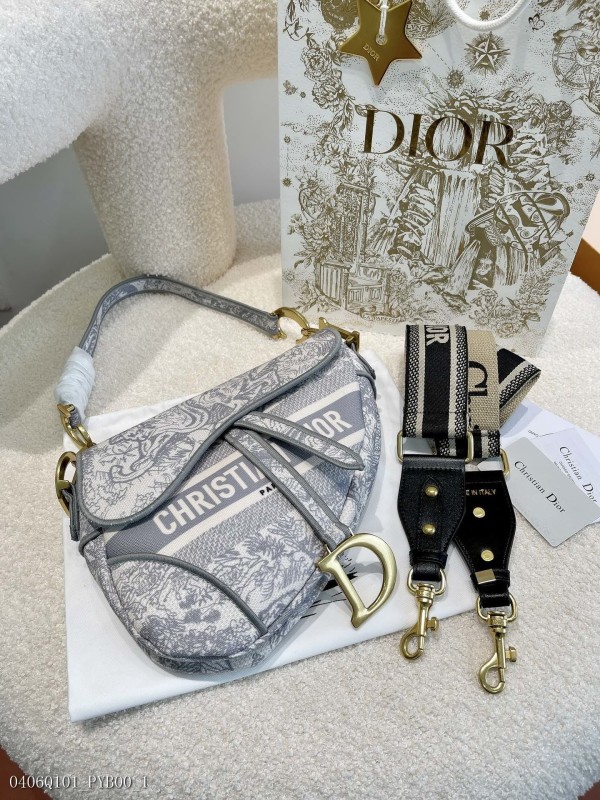 Dior 迪奧 印花馬鞍包  胸包 防盜胸包 女生包包 女馬鞍包包
