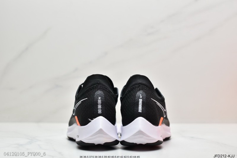 耐克NikeZoomxStreakflyProto低幫跑步鞋 白黑橙男女運動鞋 柔軟緩震馬拉松跑鞋
