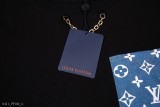 Louisvuitton路易威登 22fw春夏最新金屬鏈條+提花牛仔口袋 短袖上衣 LV衣服
