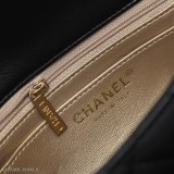 Chane1專櫃最新大金珠cf款 方胖子 菱格鏈條包 小金球包包 腋下包 女士包包 小香包包
