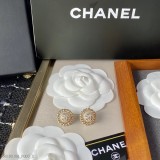 Chanel小香早春新款珍珠耳環 水鑽拼接 雙c耳釘 日常小耳釘 香奈兒耳釘